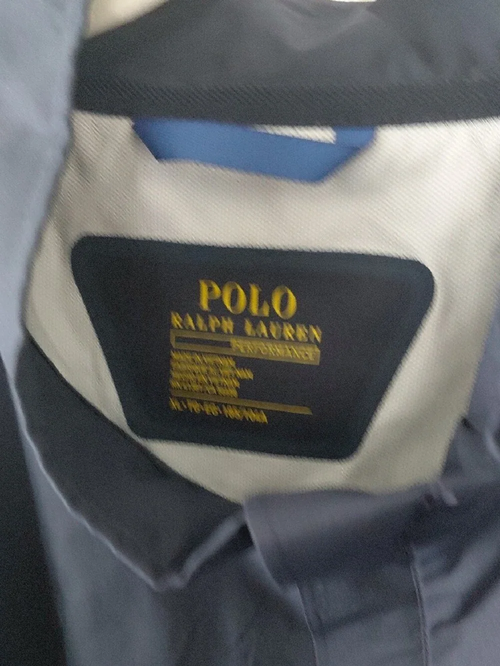 Polo by Ralph Lauren Navy and Royal Blue Colorblock Windbreaker